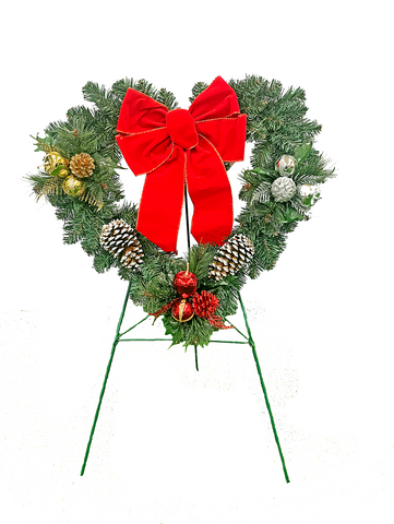Web Exclusive - 18" Heart Wreath